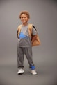 Mini Rodini t-shirt bawełniany dziecięcy Dino 25720131 szary