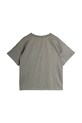 Chłopiec Mini Rodini t-shirt bawełniany dziecięcy Dino 25720131 szary