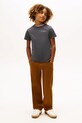 Дитяча бавовняна футболка Tommy Hilfiger KS0KS00661.92.122.9BYA чорний