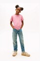 Chłopiec Tommy Hilfiger t-shirt bawełniany dziecięcy KS0KS00661.128.176.9BYA różowy