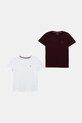 Tommy Hilfiger t-shirt bawełniany dziecięcy 2-pack bawełna bordowy UK0UK00073.9BYA
