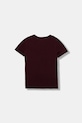 Tommy Hilfiger tricou de bumbac pentru copii 2-pack UK0UK00073.9BYA burgundia