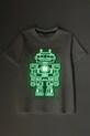 Coccodrillo t-shirt bawełniany dziecięcy ZC5143202XBK biały