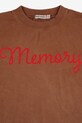 Băieți Bobo Choses tricou de bumbac pentru copii Memory 225BC001 maro
