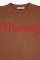 Chlapec Detské bavlnené tričko Bobo Choses Memory 225BC001 hnedá