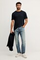 Îmbrăcăminte BOSS tricou de in BECKHAM X BOSS 50552243 bleumarin