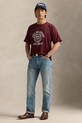 Odzież Polo Ralph Lauren t-shirt 710971836 bordowy