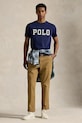 Oblečenie Bavlnené tričko Polo Ralph Lauren 710972663 tmavomodrá