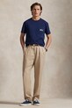 Odzież Polo Ralph Lauren t-shirt bawełniany Sscnpktm12 Short Sleeve 710974585 granatowy
