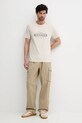 Бавовняна футболка Tommy Hilfiger MW0MW39353 бежевий AW25