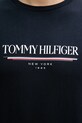 Tommy Hilfiger pamut póló sötétkék MW0MW40324