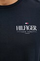 Хлопковый лонгслив Tommy Hilfiger MW0MW41293 тёмно-синий