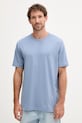 Tommy Hilfiger tricou uni albastru MW0MW37313