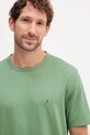 Ρούχα Μπλουζάκι Tommy Hilfiger MW0MW37313 πράσινο