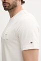 Bavlnené tričko Tommy Hilfiger béžová MW0MW39364