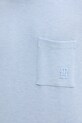 Бавовняна футболка Tommy Hilfiger MW0MW39365 блакитний