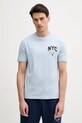 Tommy Hilfiger t-shirt bawełniany regular niebieski MW0MW40427