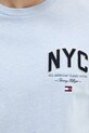 Tommy Hilfiger t-shirt bawełniany MW0MW40427 niebieski