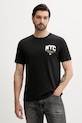 Tommy Hilfiger t-shirt bawełniany regular czarny MW0MW40427