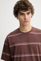 Samsoe Samsoe tricou din bumbac SAHAKEEM maro M25200026