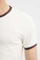 Samsoe Samsoe t-shirt bawełniany SATOD M25200030 beżowy