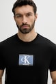 Oblečení Bavlněné tričko Calvin Klein LV04RC854G černá