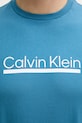 Calvin Klein t-shirt bawełniany turkusowy LV04RC852G