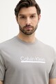 Îmbrăcăminte Calvin Klein tricou din bumbac LV04RC852G gri