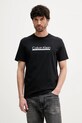 Calvin Klein t-shirt bawełniany nadruk czarny LV04RC852G