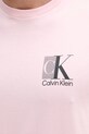 Calvin Klein t-shirt bawełniany LV04RC853G różowy