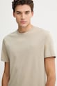 Calvin Klein t-shirt bawełniany beżowy LV04LB275G