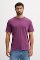 Calvin Klein tricou din bumbac uni violet LV04LB275G