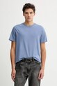 Calvin Klein t-shirt bawełniany niebieski LV04LB275G