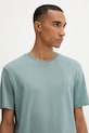 Calvin Klein tricou din bumbac turcoaz LV04LB275G