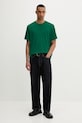 Calvin Klein majica muška od pamuka s elastanom LV04LC241G zelena SS26