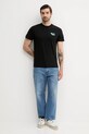 Bavlnené tričko Tommy Jeans DM0DM21539 čierna AW25