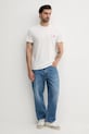 Хлопковая футболка Tommy Jeans DM0DM21577 белый AW25