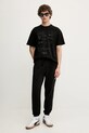 Tommy Jeans t-shirt bawełniany DM0DM21584 czarny AW25