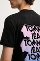 Памучна тениска Tommy Jeans DM0DM21589 черен