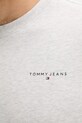 Îmbrăcăminte Tommy Jeans tricou din bumbac DM0DM21780 gri