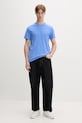 Tommy Jeans мъжка тениска от памук DM0DM21780 син SS26