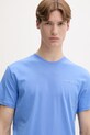 Tommy Jeans мъжка тениска от памук син DM0DM21780