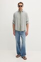 Tommy Jeans tricou pentru bărbați din bumbac DM0DM21780 verde SS26
