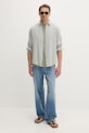 Tommy Jeans tricou pentru bărbați din bumbac DM0DM21780 verde SS26