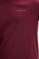 Tommy Jeans tricou din bumbac burgundia DM0DM21780