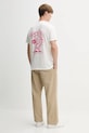 Tommy Jeans t-shirt bawełniany DM0DM21829 beżowy AW25