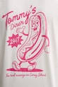 Tommy Jeans t-shirt bawełniany DM0DM21829 beżowy