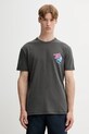 Ρούχα Βαμβακερό μπλουζάκι Tommy Jeans DM0DM21829 γκρί