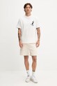 Tommy Jeans tricou din bumbac DM0DM21830 alb AW25