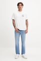 Tommy Jeans tricou din bumbac DM0DM21831 alb AW25
